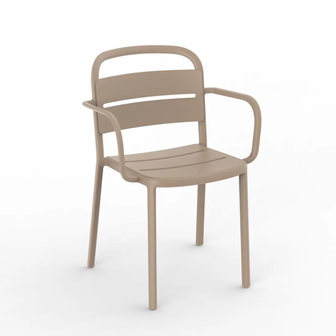 Fauteuil Como - Sable - Lot de 4