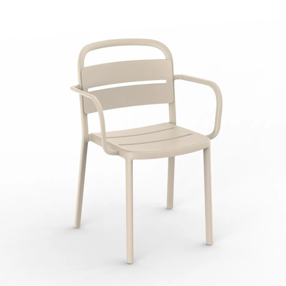 Fauteuil Como - Ivoire - Lot de 4