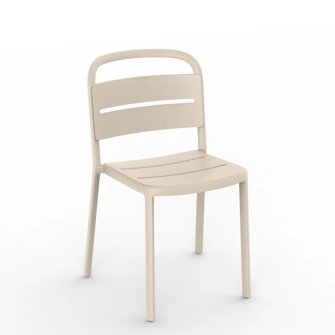 Chaise Como - Ivoire - Lot de 4