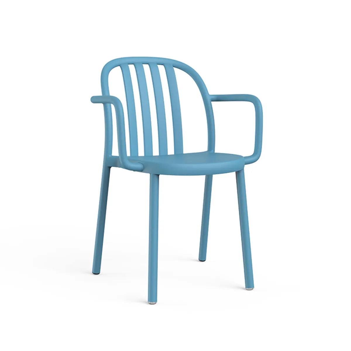 Fauteuil Sue Lamas - Bleu Retro - Lot de 4
