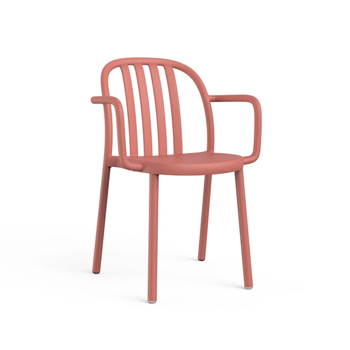 Fauteuil Sue Lamas - Terra Cotta - Lot de 4