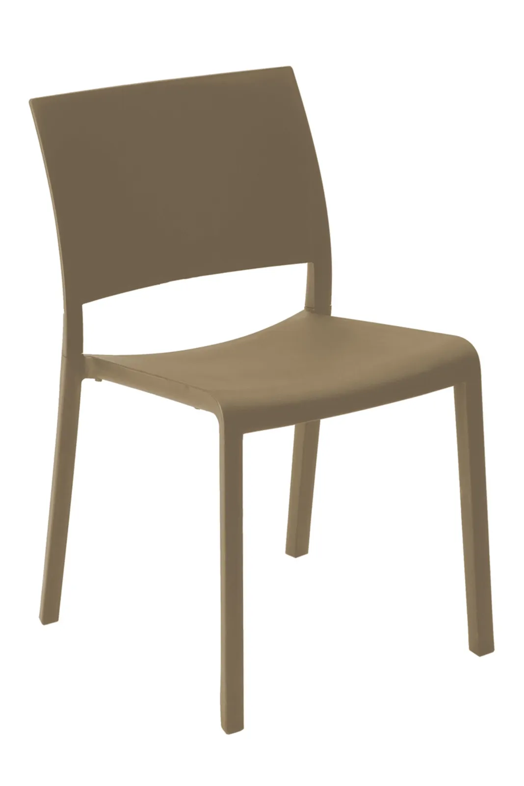 Chaise Fiona - Chocolat - Lot de 4