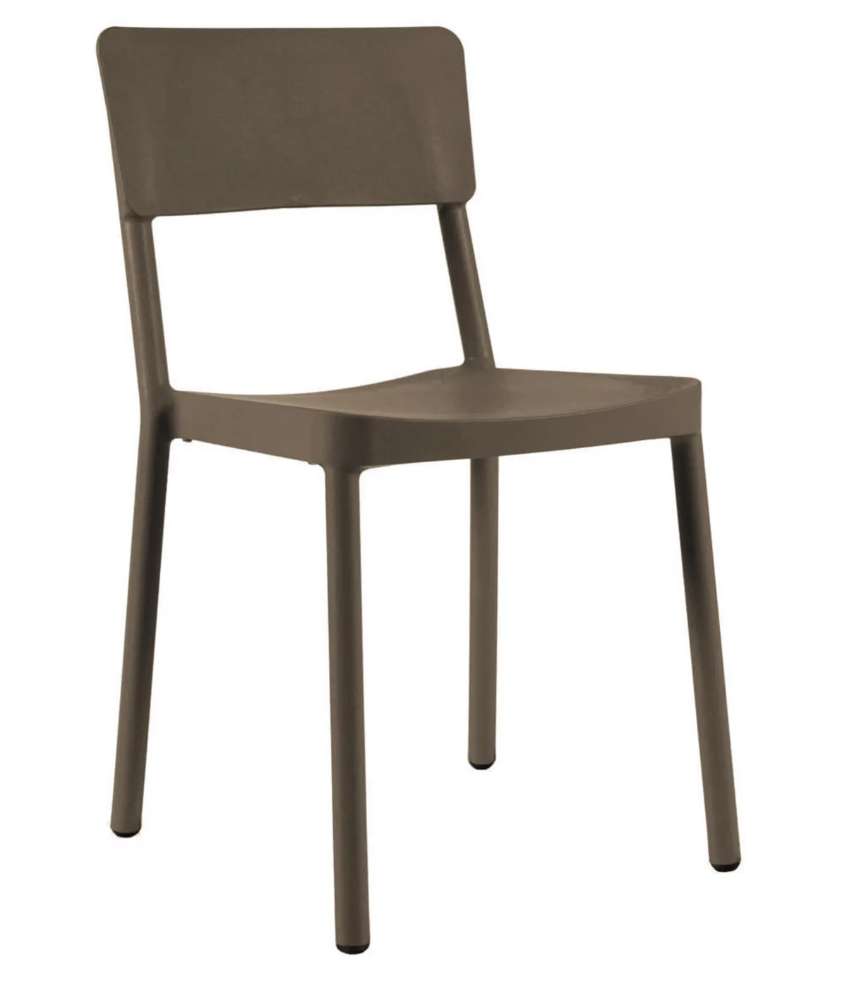 Chaise Lisboa - Chocolat - Lot de 4