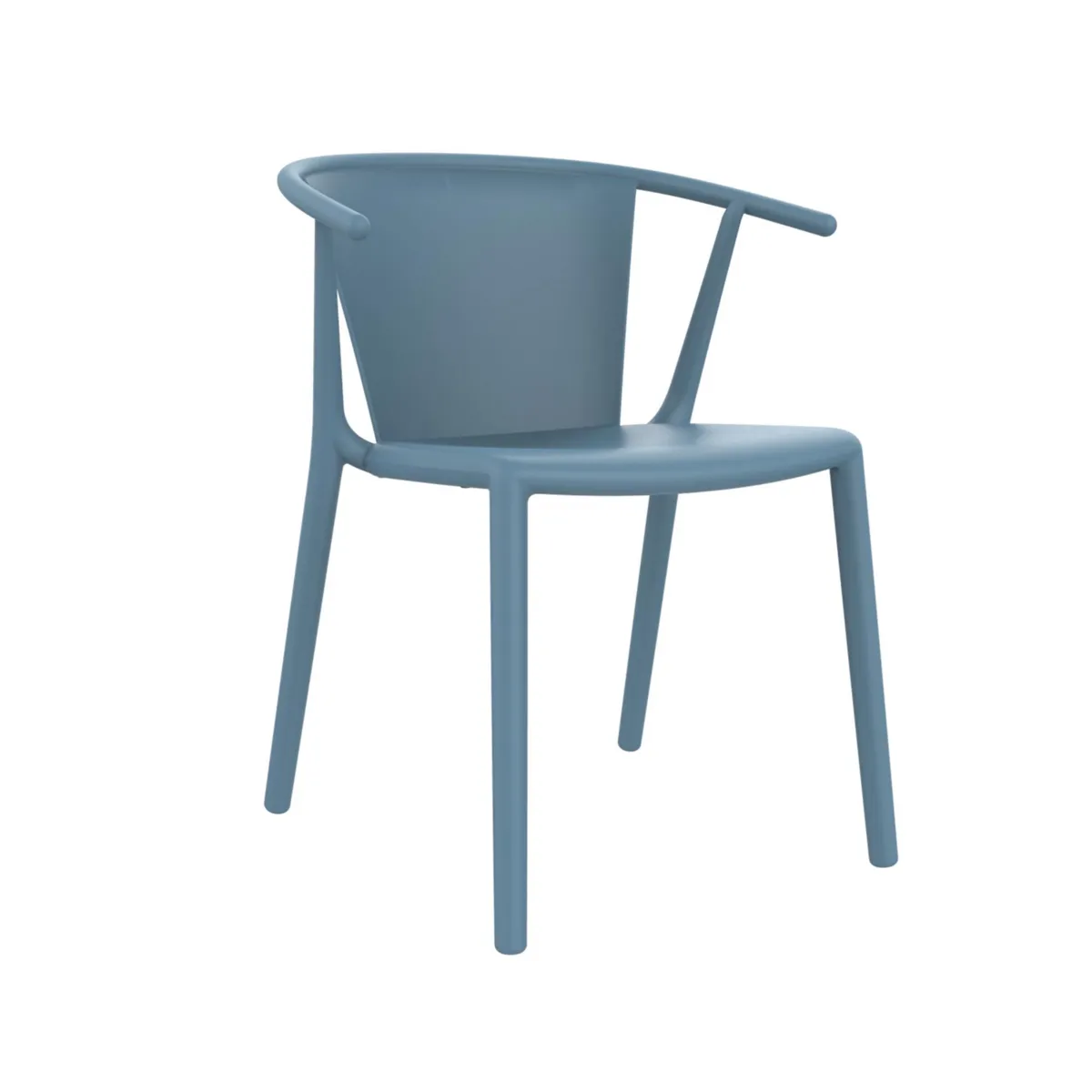 Chaise Steely - Bleu Retro - Lot de 4