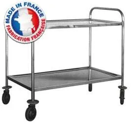 Grand Chariot de Service - 2 Plateaux