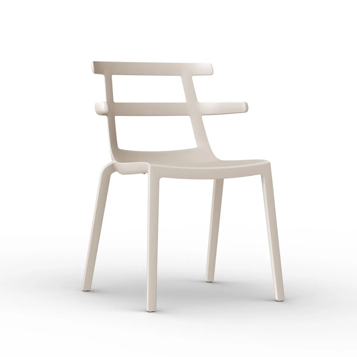 Chaise Tokyo Haute - Ivoire - Lot de 4