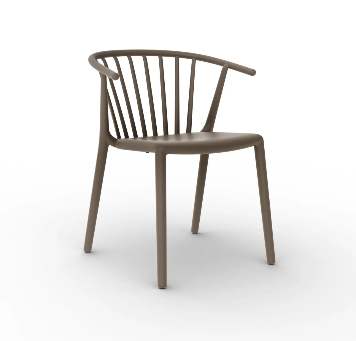 Chaise Woody - Chocolat - Lot de 4