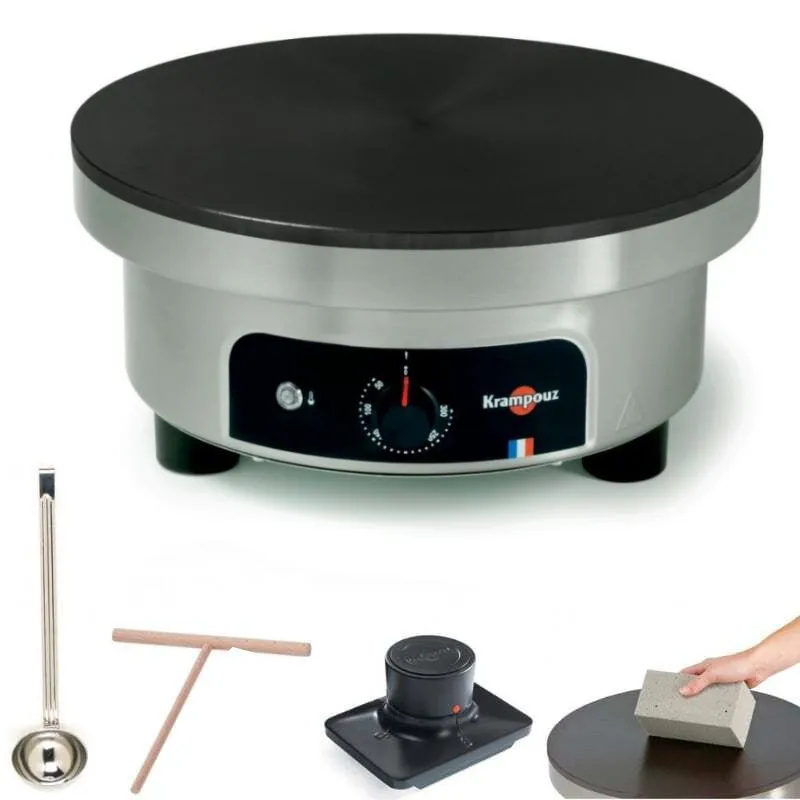 Pack Crêpière Professionnelle Électrique 40cm - Gamme Confort