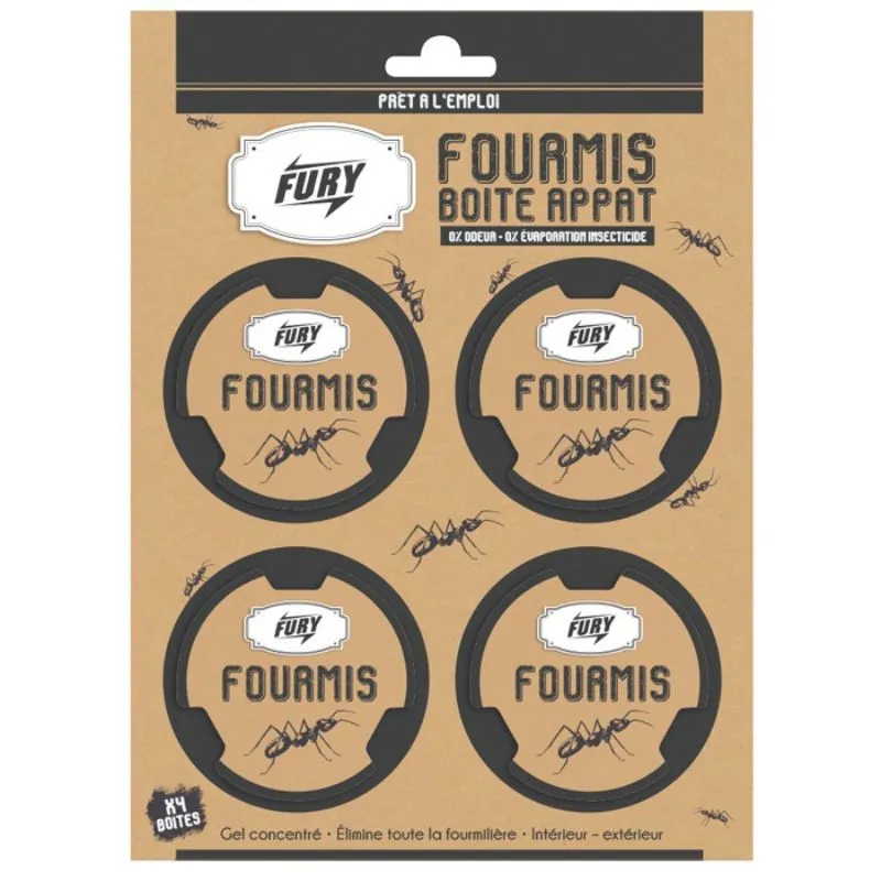 Boîte Appâts pour Fourmis - Lot de 4
