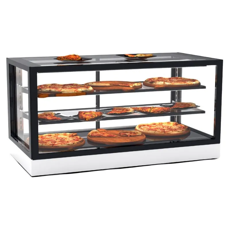 Vitrine Chaude à Poser - Integra Comptoir Compact - Ouverture Arrière - H 650 mm