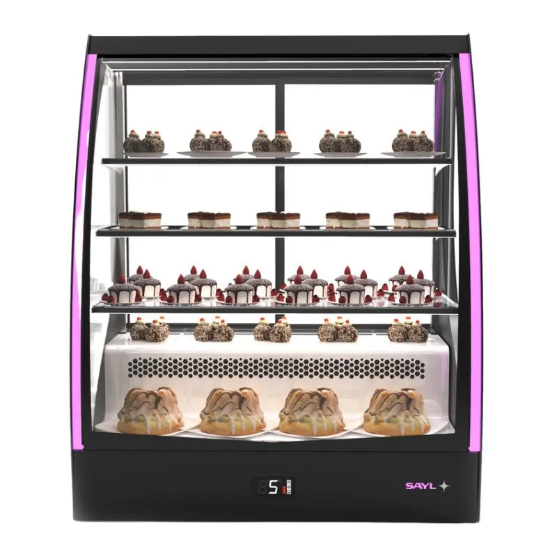 Vitrine Froide Horizontale Frontal et Arrière - PAK Courbé