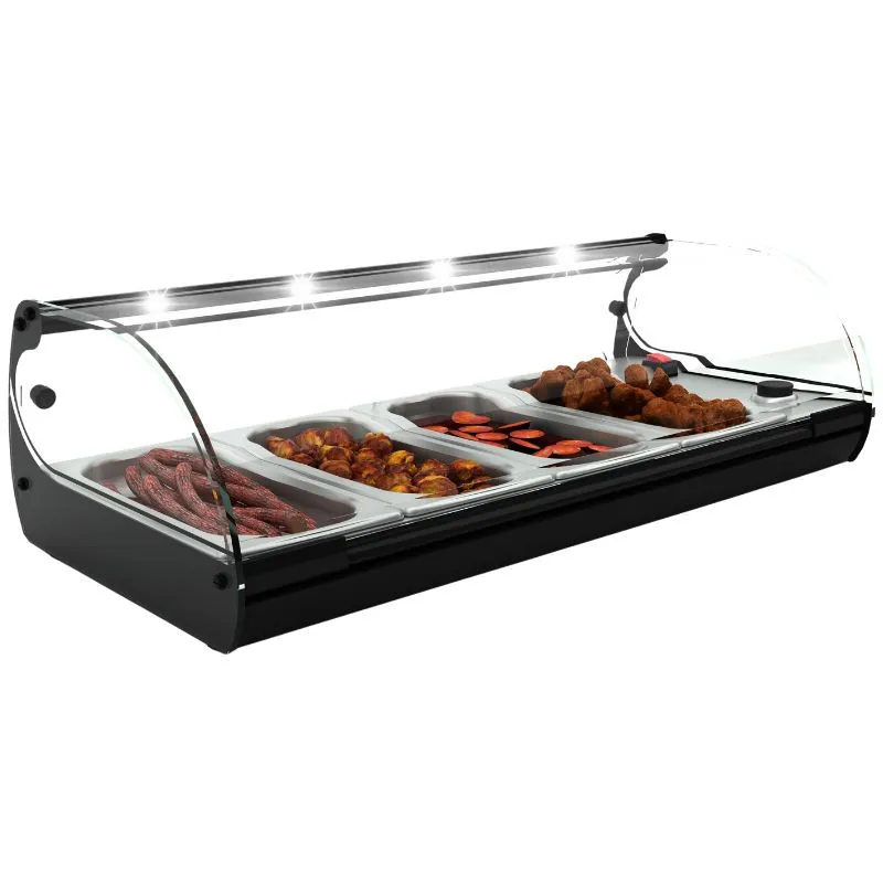 Vitrine Chaude à Poser Self Service - STANDARD Bain Marie - GN 1/3
