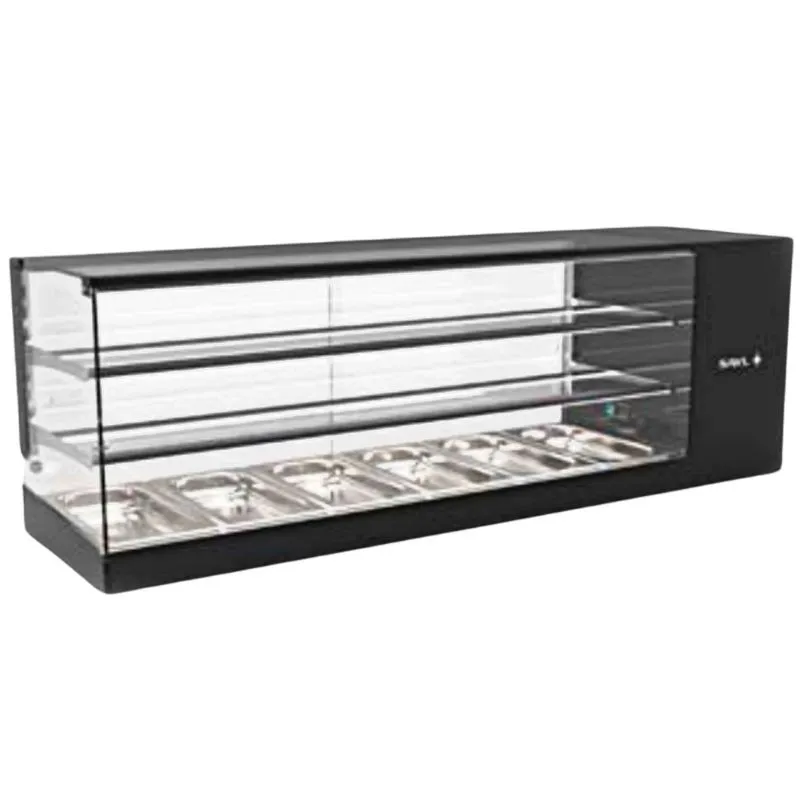 Vitrine Réfrigérée à Poser avec 2 Étagères - LOGIC Triple - Compact - GN 1/3