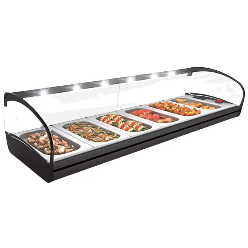 Vitrine Chaude à Poser - SHARK 1P Bain Marie - GN 1/3