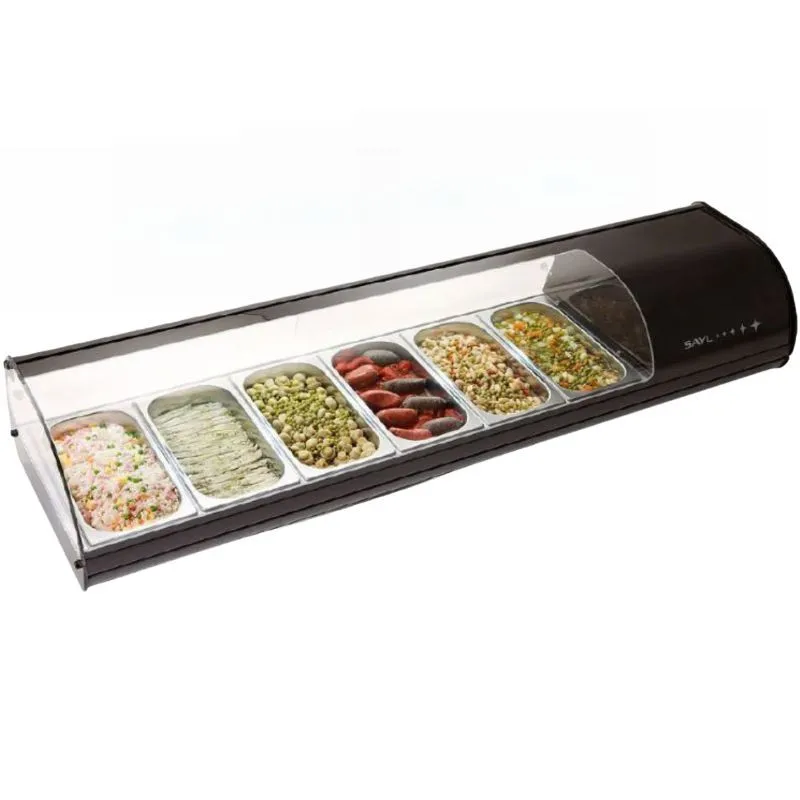 Vitrine Réfrigérée à Poser - STANDARD Tapas - L 1438 mm - GN 1/3