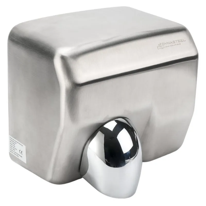 Sèche-Mains Automatique à Bec Inox AISI 304 2300 W, Séchage 20-30 s, 45 dB, Sanitaires Pro