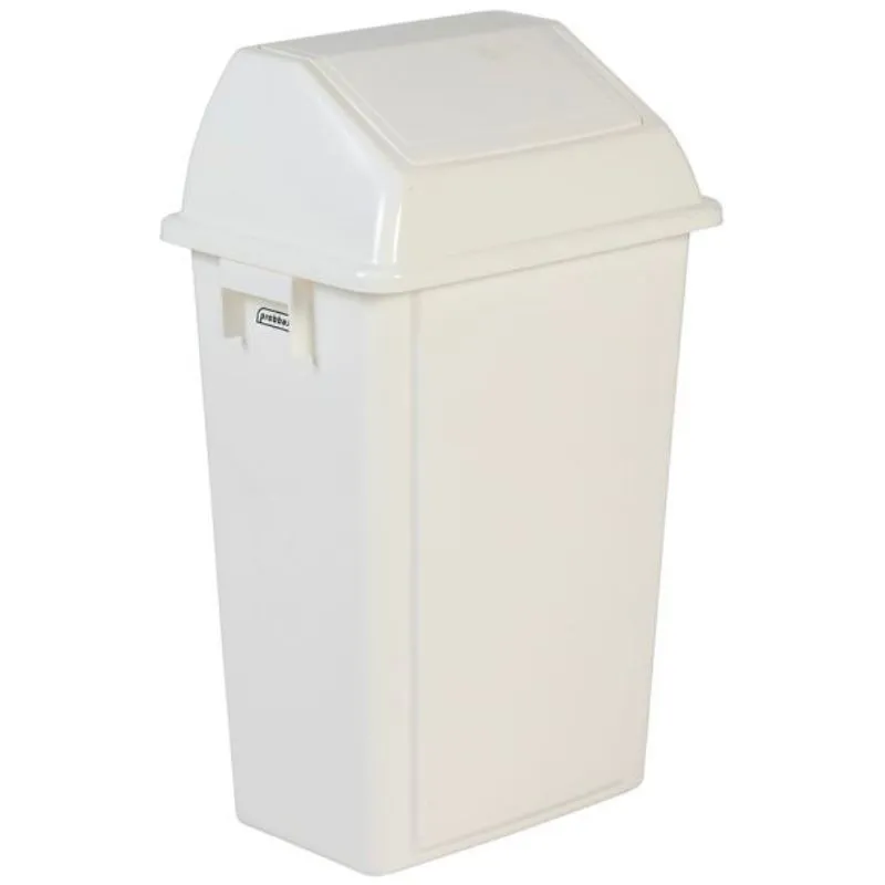 Collecteur de Déchets Mural Blanc - 60 L
