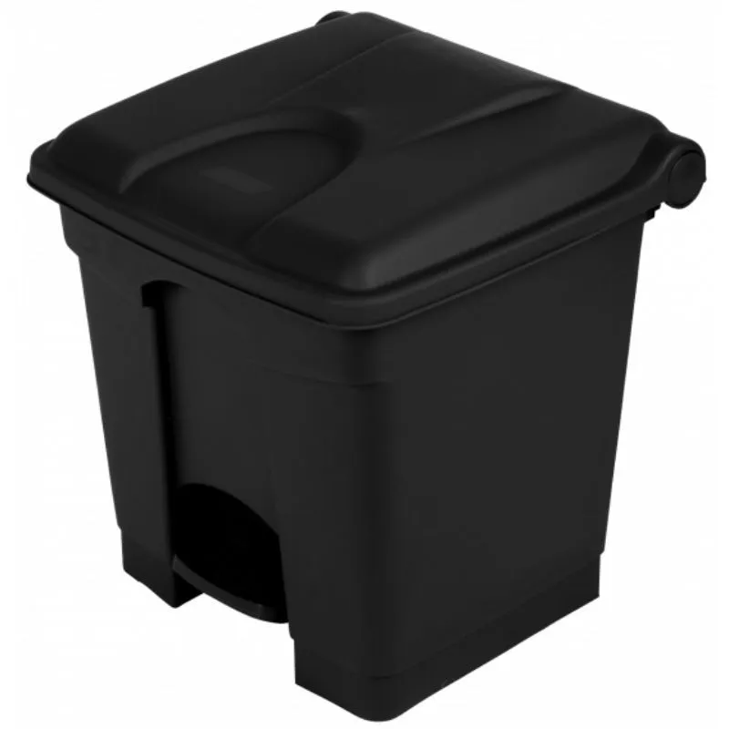 Poubelle à Pédale Antimicrobienne et Antibactérienne - 30 L