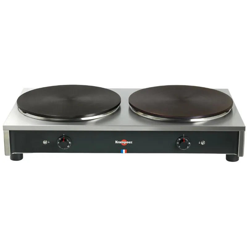 Crêpière Professionnelle Électrique Double - Gamme Standard - Ø 35 cm
