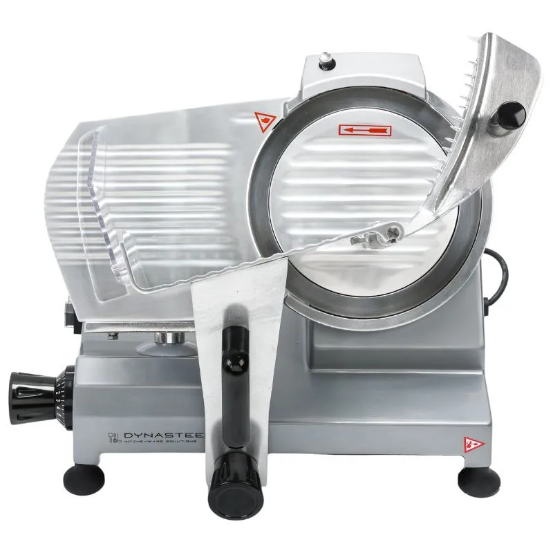 Trancheuse à Jambon Professionnelle 250 mm 150 W Semi-Automatique à Gravité, Corps Aluminium