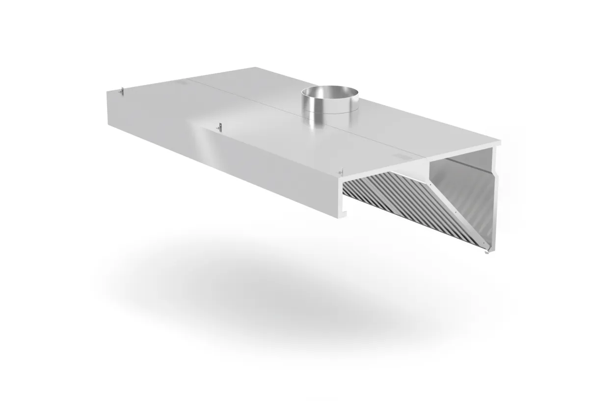 Hotte Aspirante Murale avec Eclairage LED - L 1200 x 700 mm