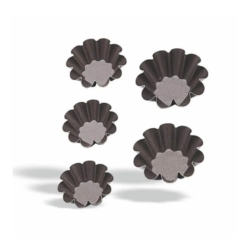 Moule Brioche en Acier - 10 Côtés - Ø 6 cm