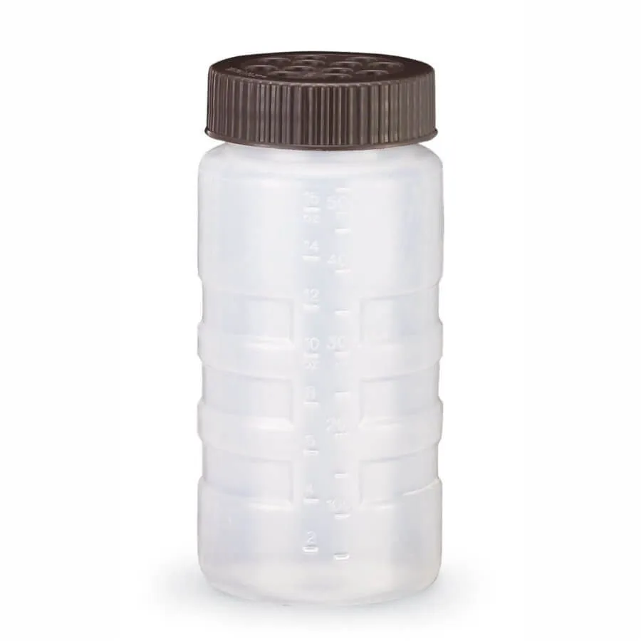 Saupoudreuse Transparente à Gros Trous - 470 ml