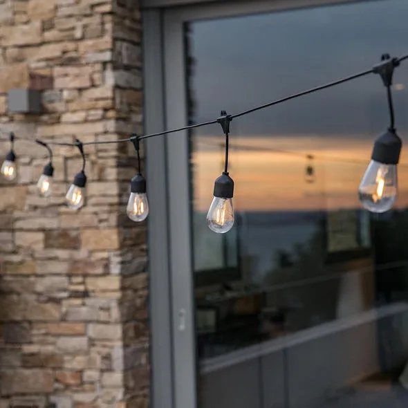 Guirlande Lumineuse Solaire à Ampoule Filament 6.5 m - Mafy Solar