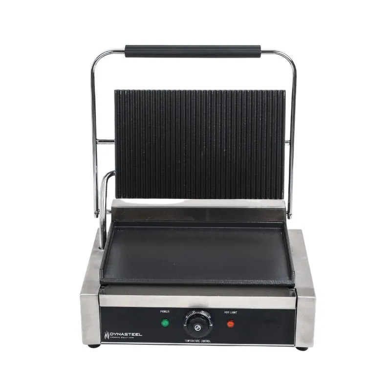Grill Panini Pro 2200 W Plaques 340 x 220 mm Rainurée/Lisse 50-300 °C Thermostat Inox