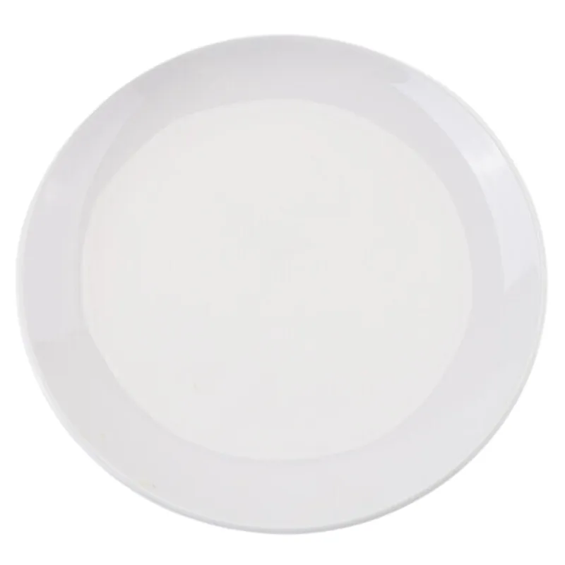 Assiette Ronde Mélamine Blanche Ø 17,7 cm - Lot de 10 - Incassable, Lave-Vaisselle, Restauration &