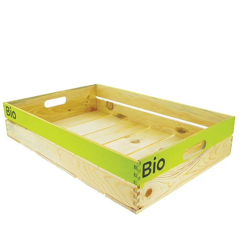 Cagette en Bois Verte Bio - 600 x 400 mm