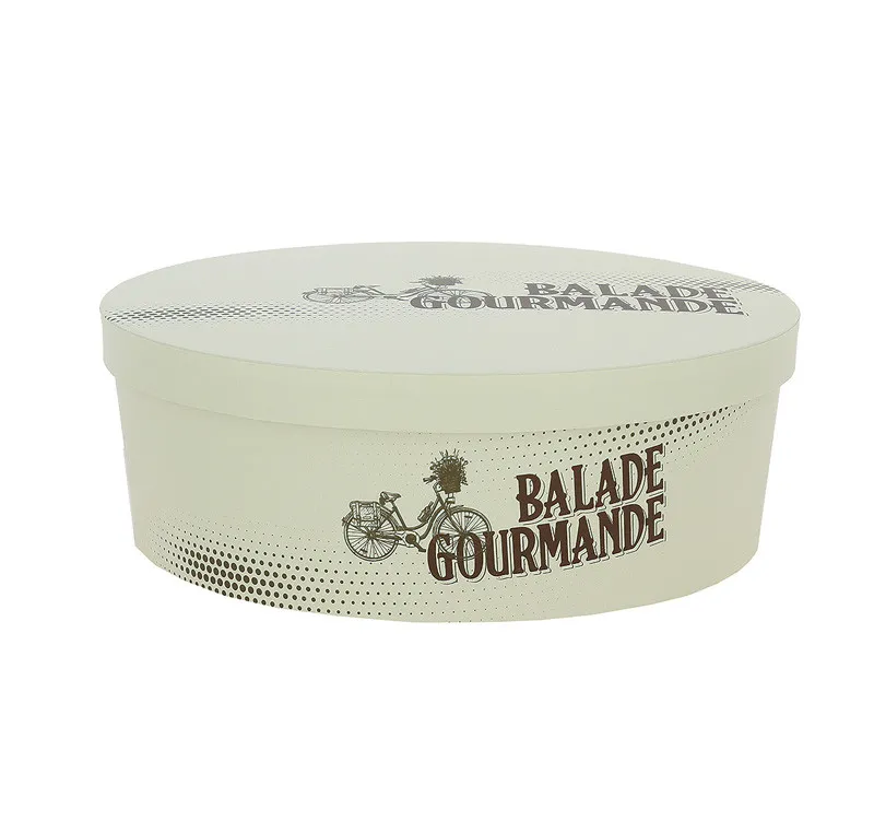 Boîte Ronde Empilable Beige Ø 260 mm