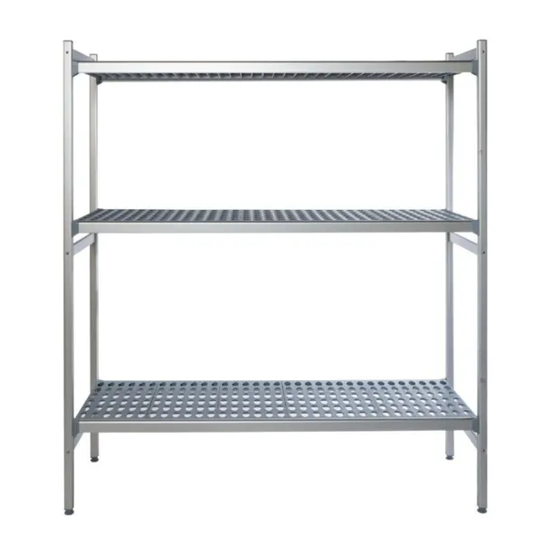 Rayonnage en Aluminium 3 Niveaux - L 1859 x P 500 mm