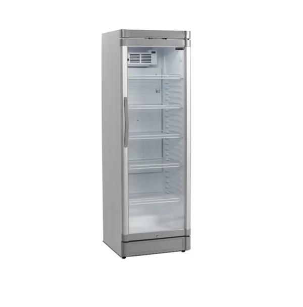 Armoire Réfrigérée à Boissons 1 Porte Vitrée Blanc  - 347 L
