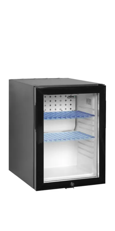Mini Frigo de Bar à Porte Vitrée Noir - 34 L