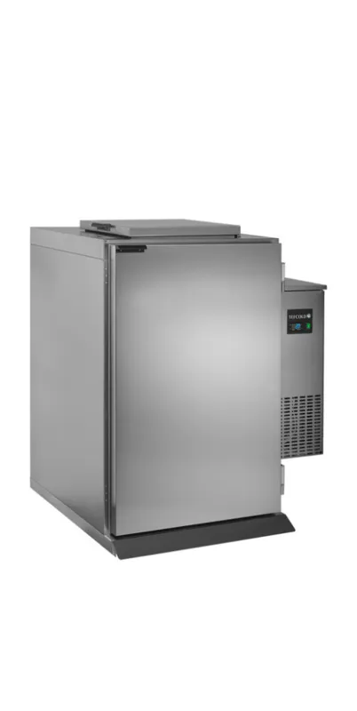 Poubelle Réfrigérée Ventilé en Inox - 1 Porte - 120 L