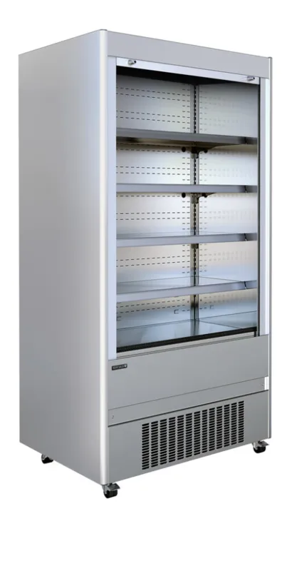Vitrine Réfrigérée en Inox - 4 niveaux - 580 L