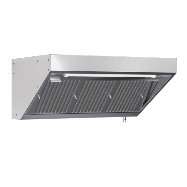 Hotte Snack Profondeur 900 avec Led et Sans Moteur - Longueur 1600