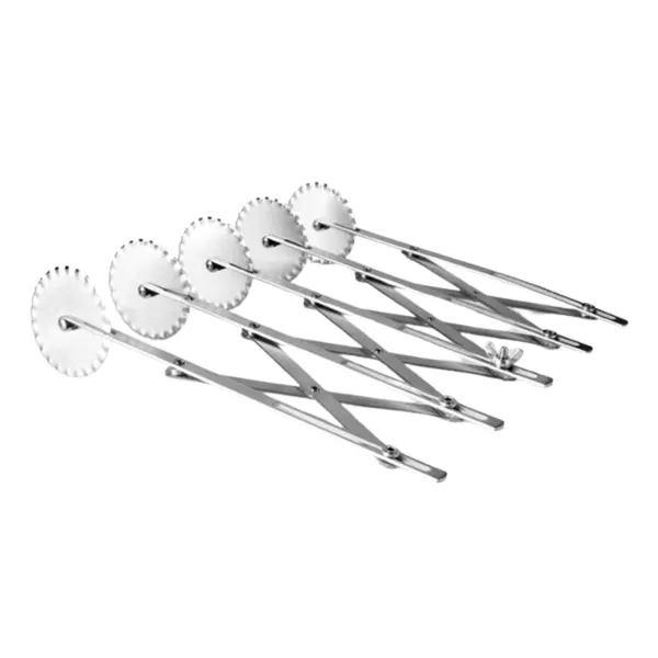 Quintuple Roulette Découpe Pâte Cannelée