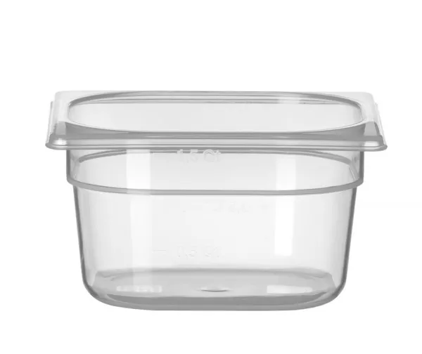 Bac Gastro GN 1/6 Gradué - Polypropylène - Profondeur 100 mm - 1 L