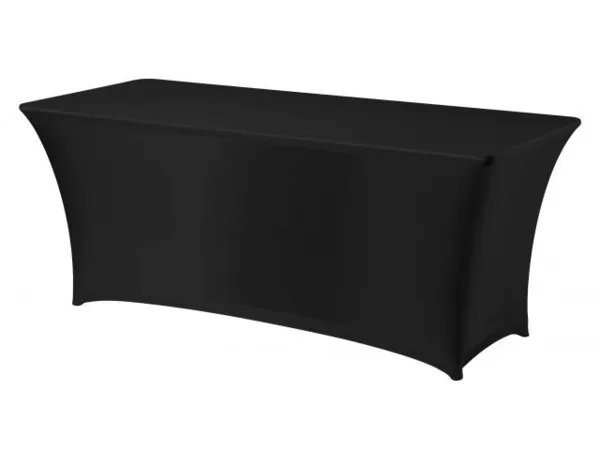 Housse pour Table Rectangulaire Noire 1200