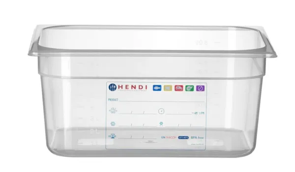 Boîte de Stockage Gastronorme GN 1/2 - 9,5 L - H 150 mm