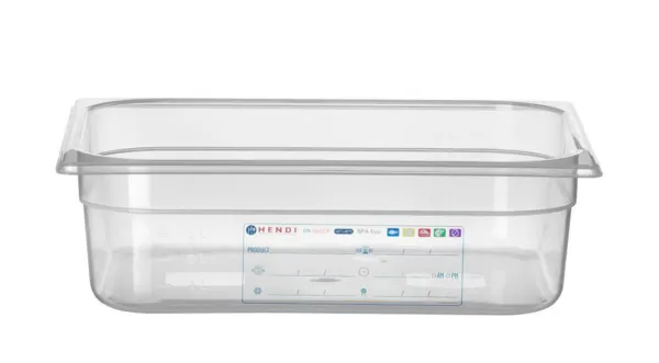 Boîte de Stockage Gastronorme GN 1/2 - 6,5 L - H 100 mm