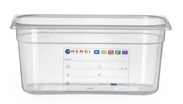 Boîte de Stockage Gastronorme GN 1/3 - 5,7 L - H 150 mm