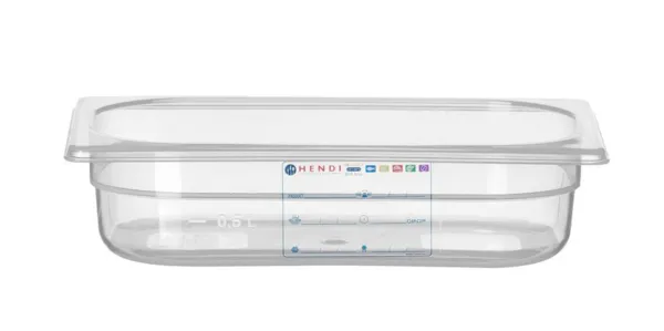 Boîte de Stockage Gastronorme GN 1/4 - 1,8 L - H 65 mm
