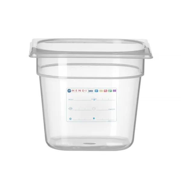Boîte de Stockage Gastronorme GN 1/6 - 2,4 L - H 150 mm