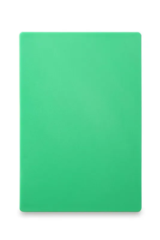 Planche à Découper HACCP - 600 x 400 mm - Verte - 18 mm d'Epaisseur