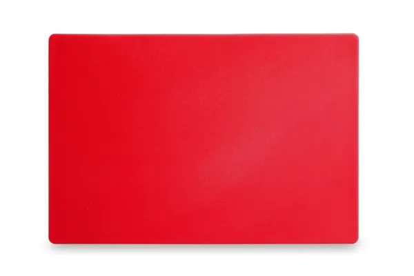 Planche à Découper HACCP - 450 x 300 mm - Rouge - 13 mm d'Epaisseur