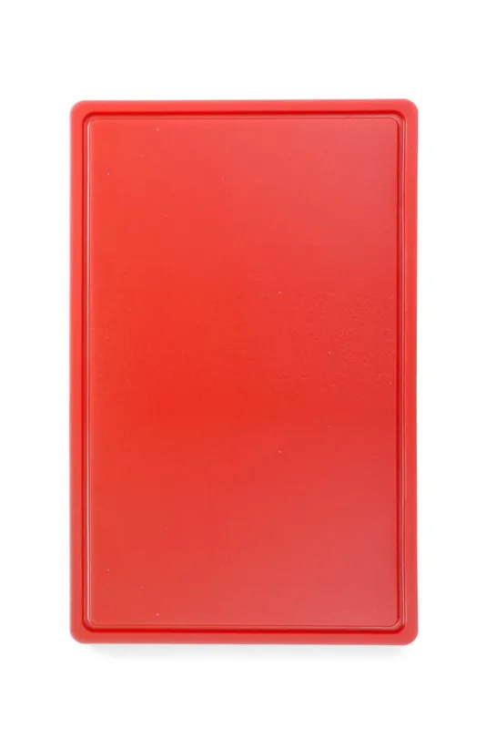 Planche à Découper HACCP - GN 1/1 - Rouge - 15 mm d'Epaisseur
