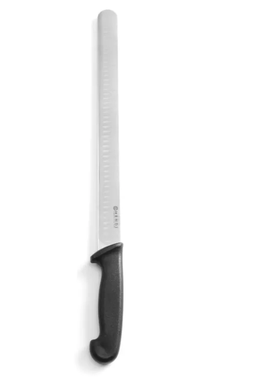 Couteau à Jambon et Saumon - Lame Alvéolée de 35 cm